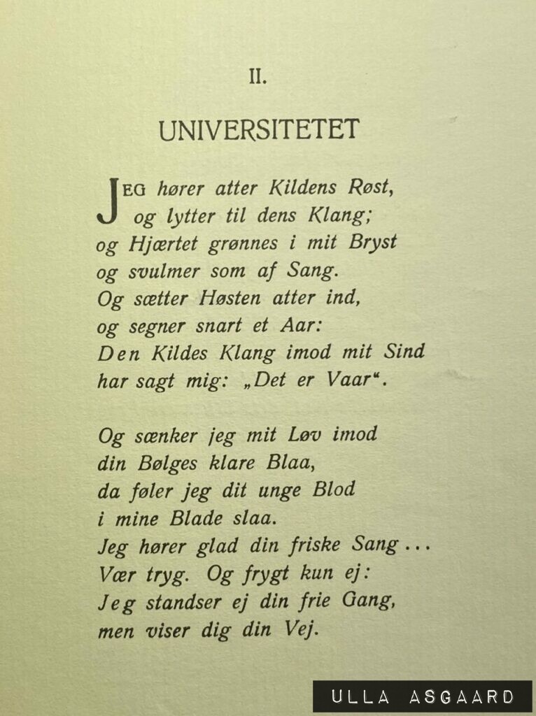 Københavns Universitet - Ved Immatrikulationen den 5te september 1955