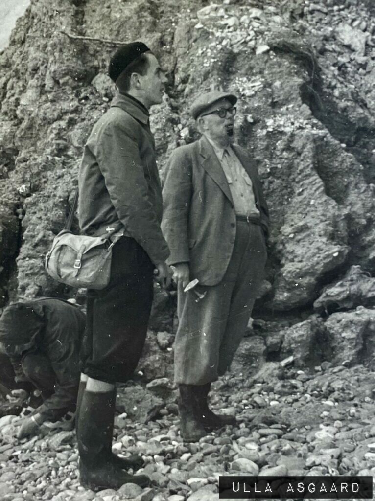 Møens Klint. Store Steglebjerg. Københavns Universitets excursion til Stevns, Faxe og Moen - Maj 1957