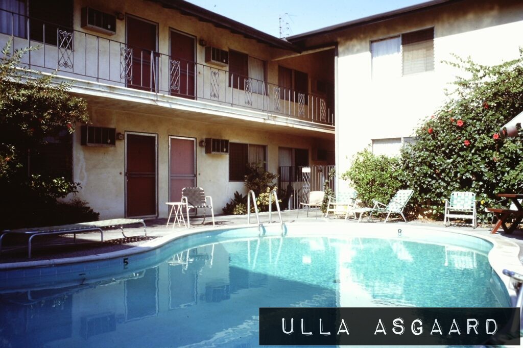 Poolen ved min lejlighed i Pasadena, Californien, USA - 1968